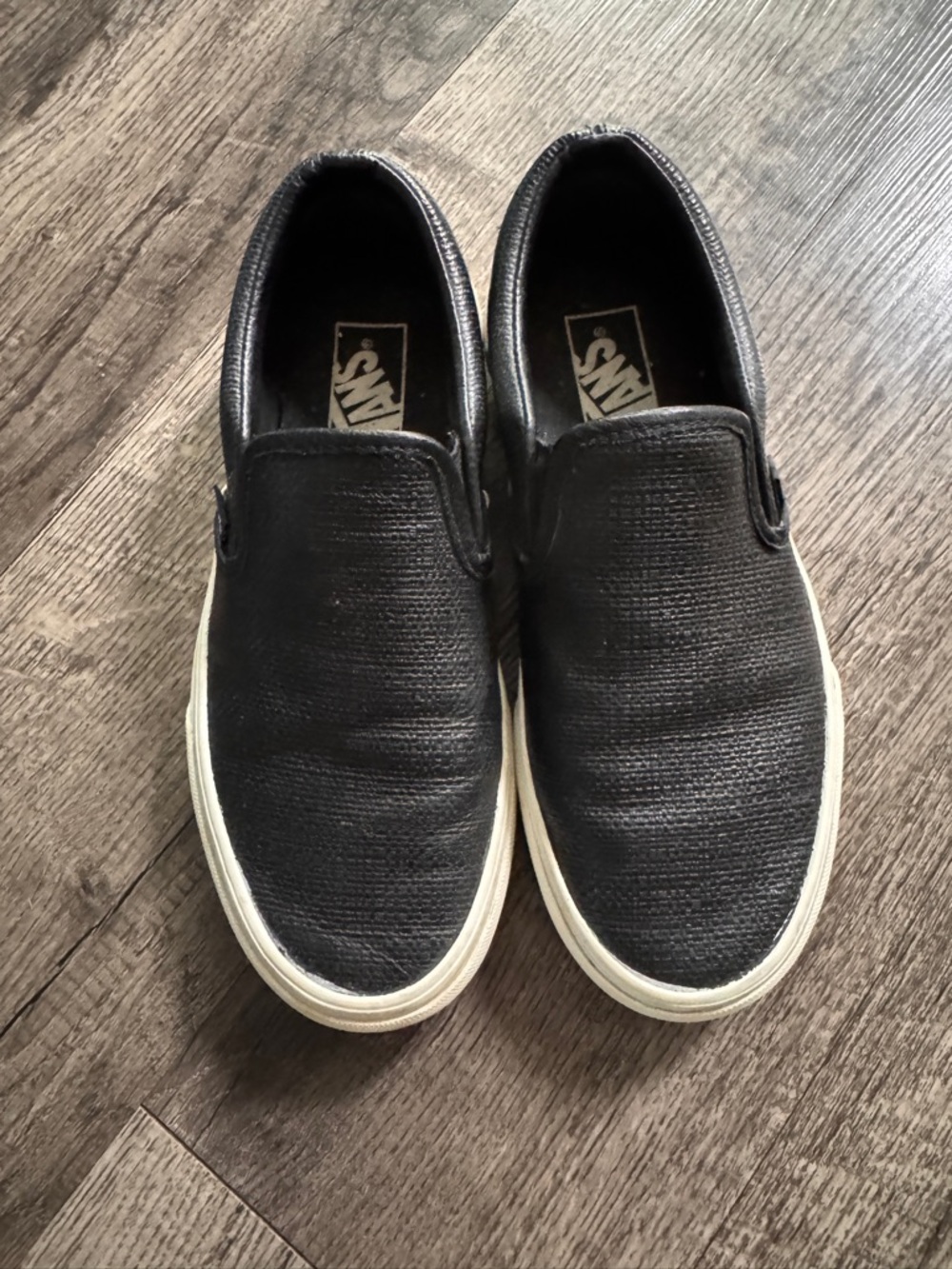 Vans Classic Slip-On Shoes in Black